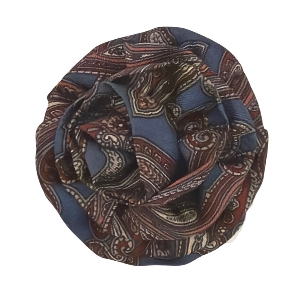 Vintage Van Horn Designs Silk Rosette Pin Dark Academia Dandy Professorcore